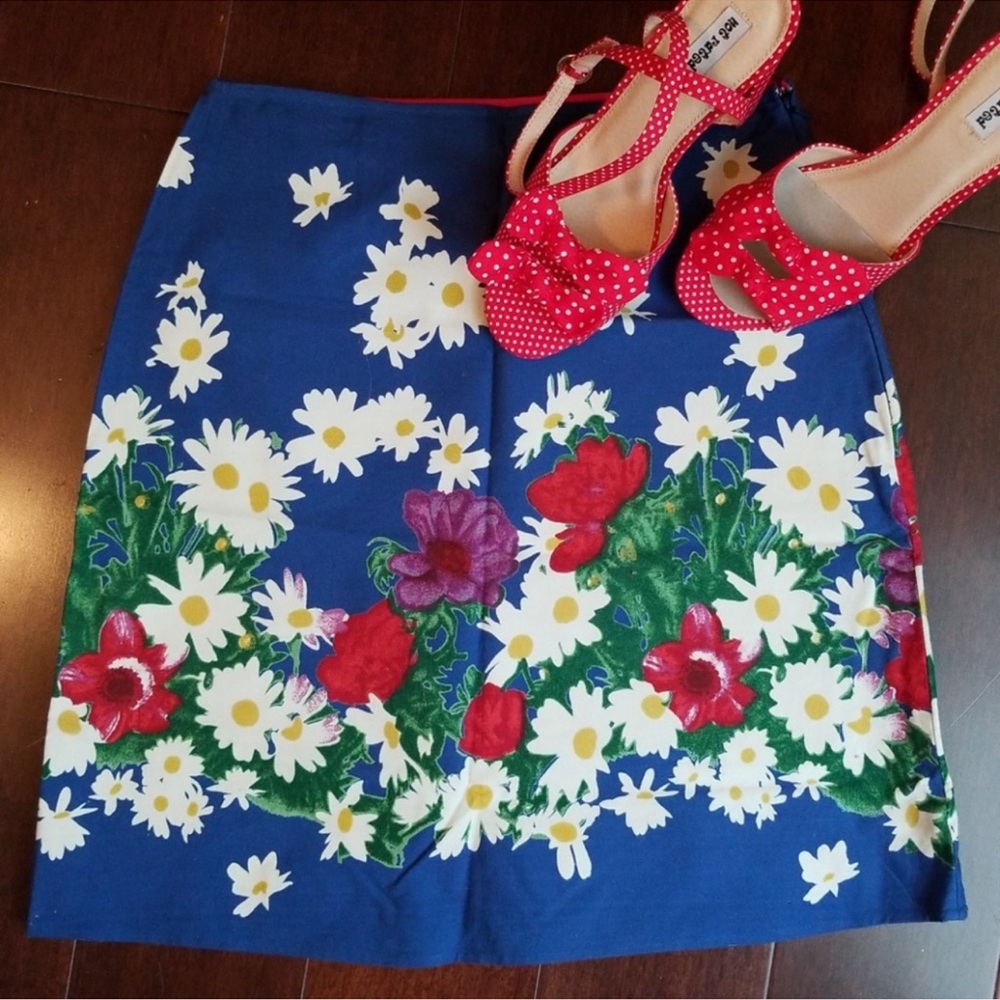 5 for $30 NWOT! TOMMY HILFIGER Floral Pencil Skirt - Picture 5 of 7